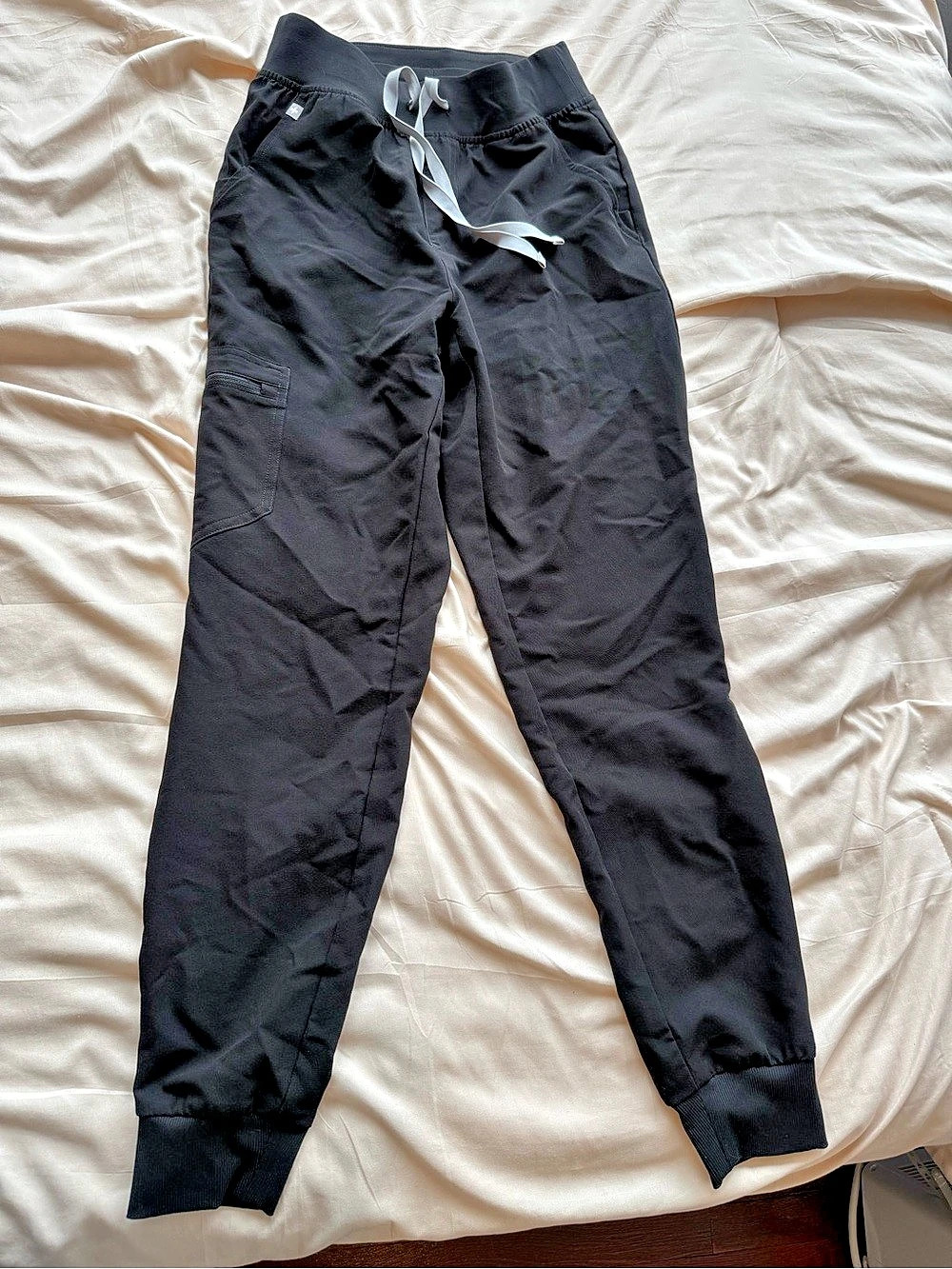 FIGS Zamora High Waist Jogger Scrub Pants Black XS